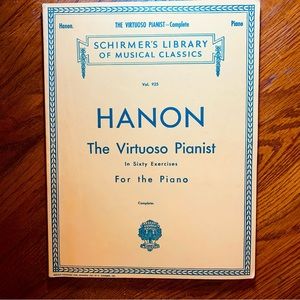 Piano music book finger exercises